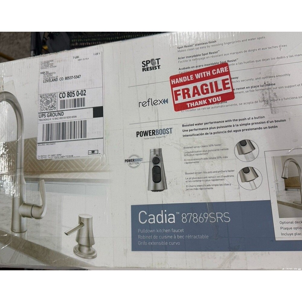 Moen Joric 87580SRS Pulldown Kitchen Faucet,Spot Resist Stainless